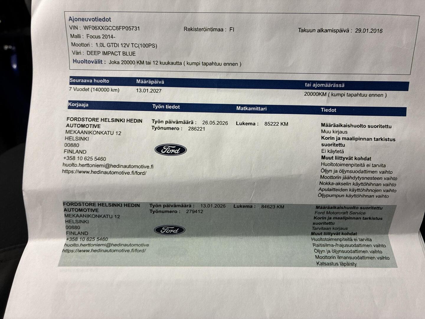 FORD Focus 2016