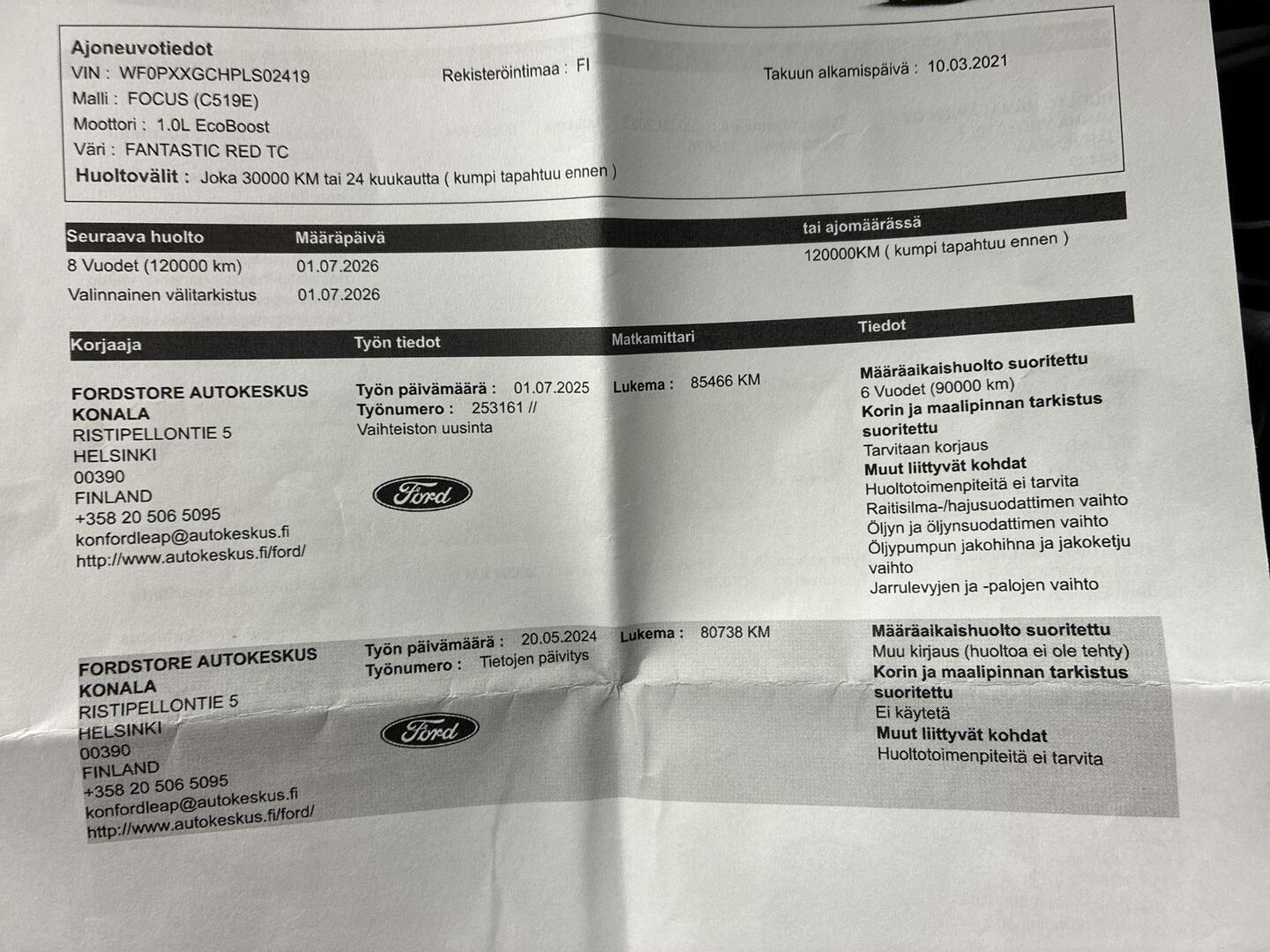 FORD Focus 2021