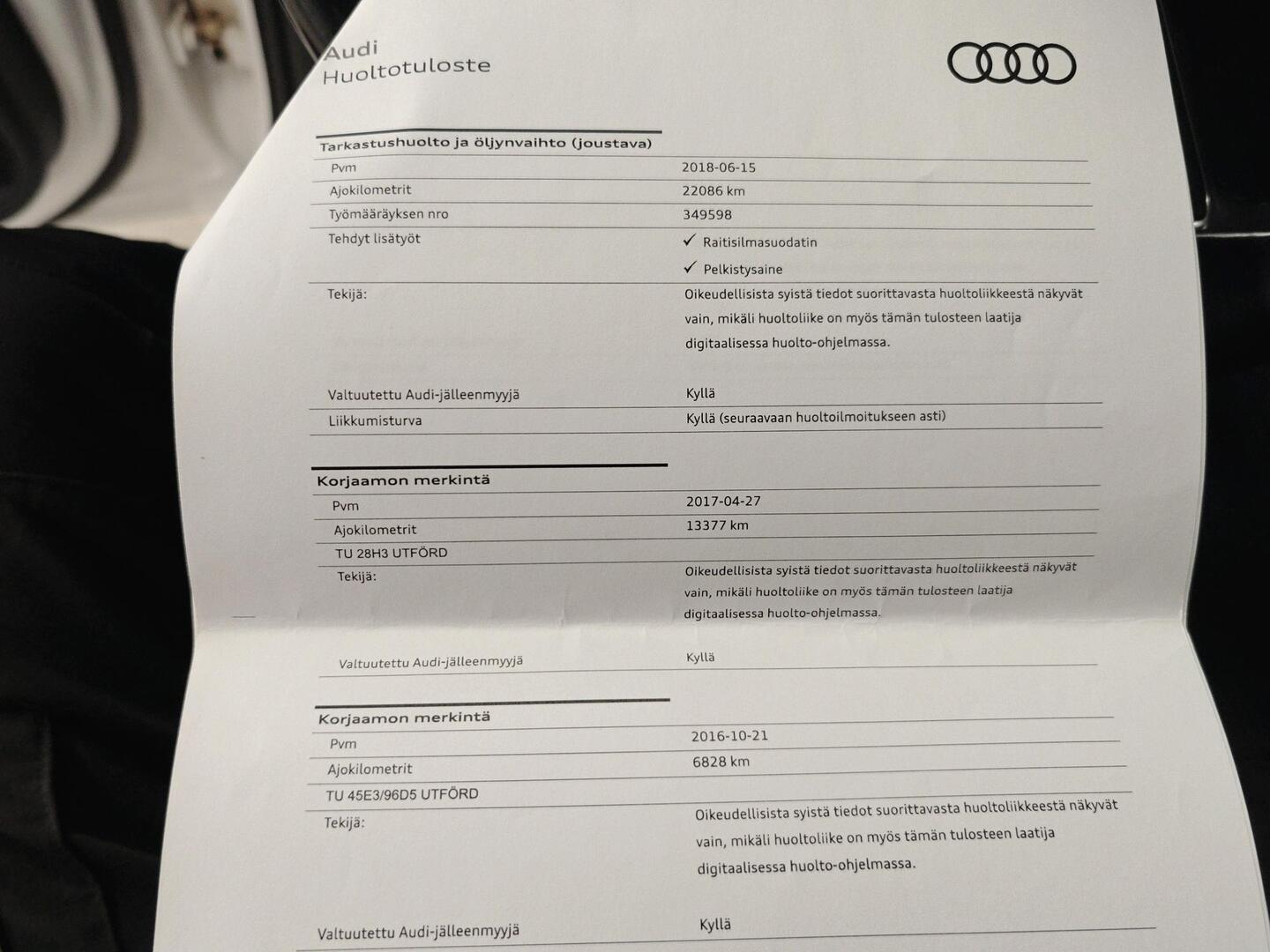 AUDI A4 2016