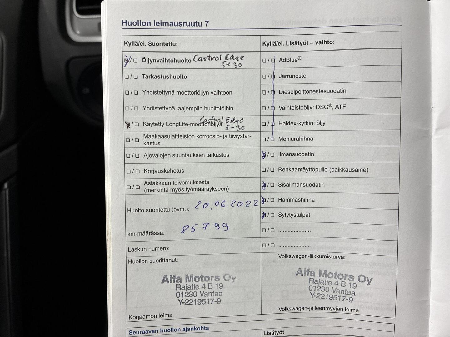 VOLKSWAGEN Golf 2016
