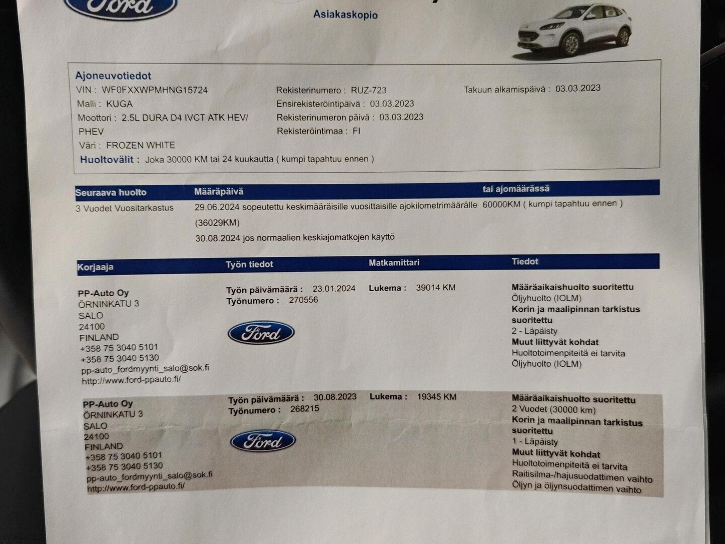 FORD Kuga 2023