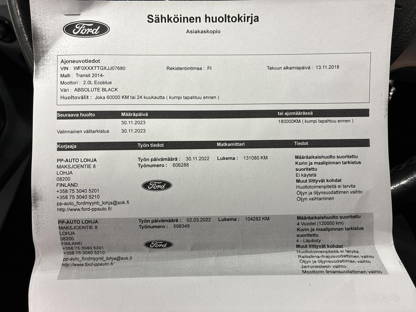 FORD Transit 2018