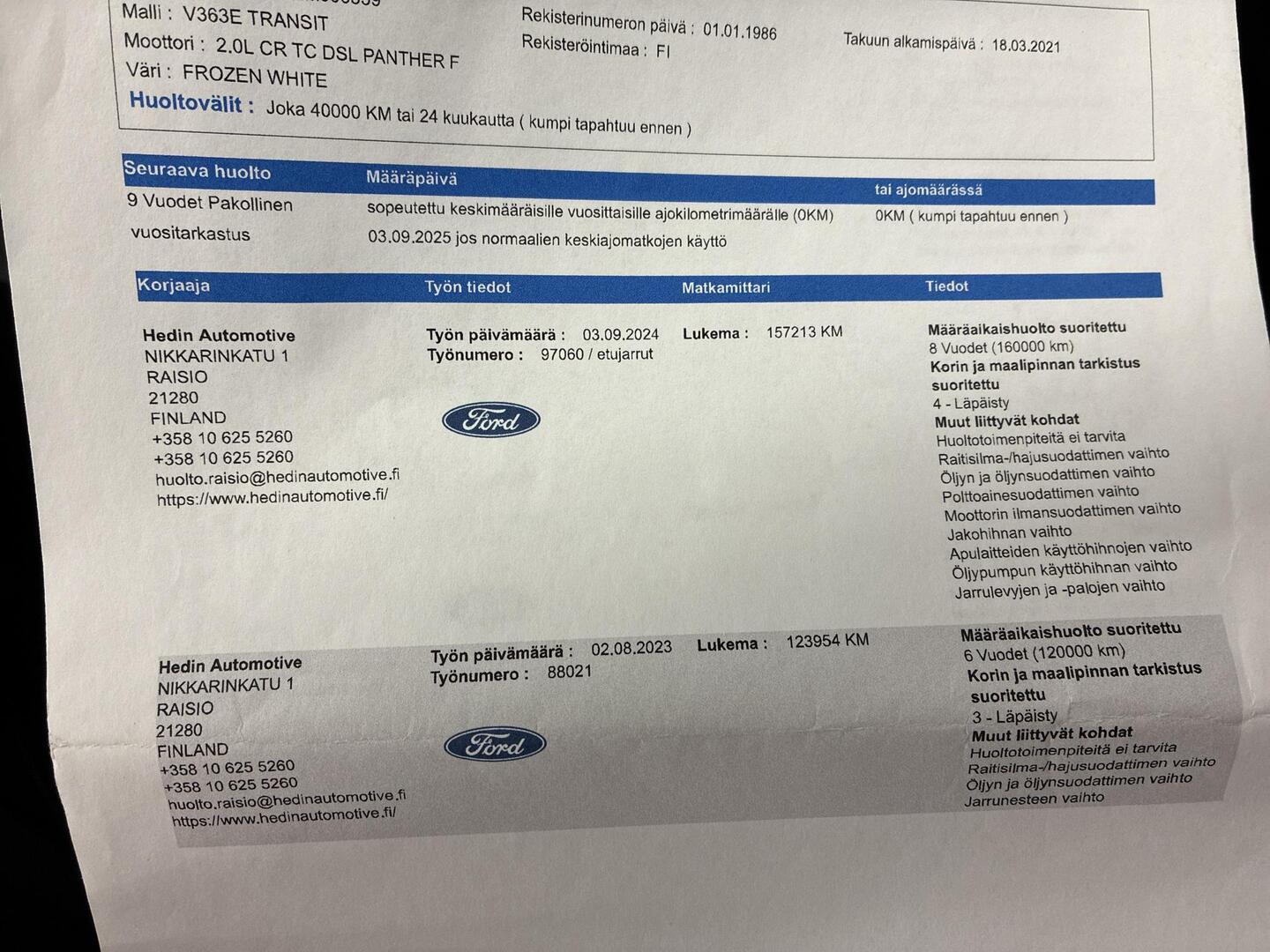 FORD Transit 2021