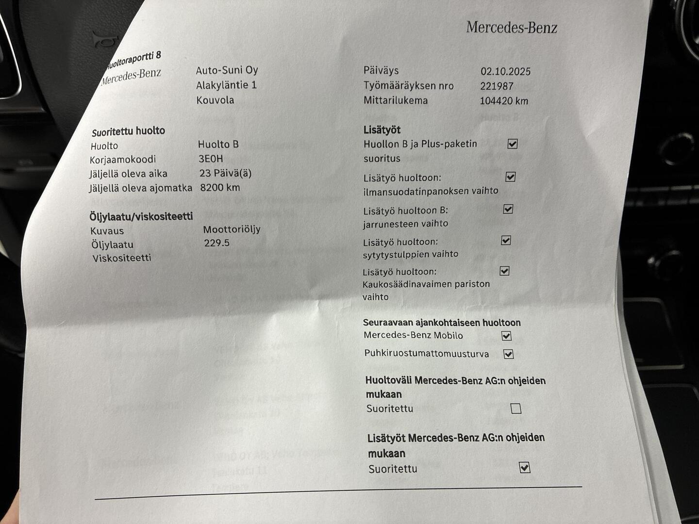 MERCEDES-BENZ B 2017