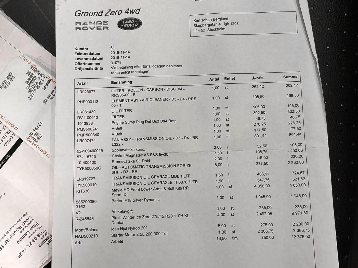 LAND ROVER Range Rover Sport 2006