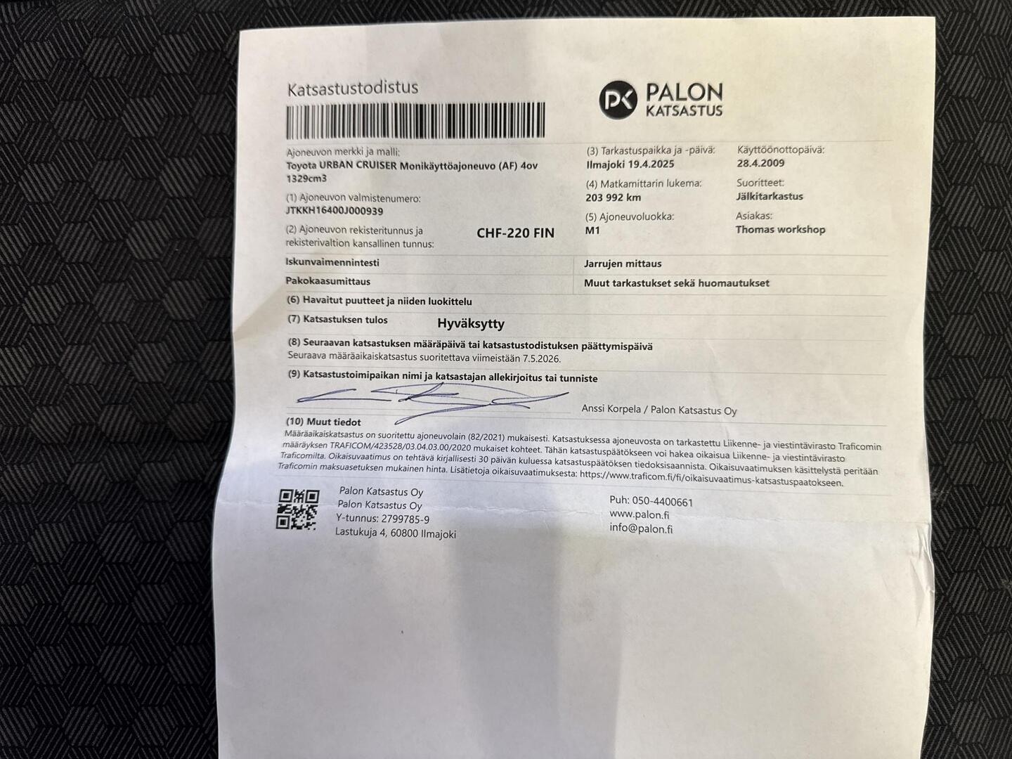 TOYOTA Urban Cruiser 2009