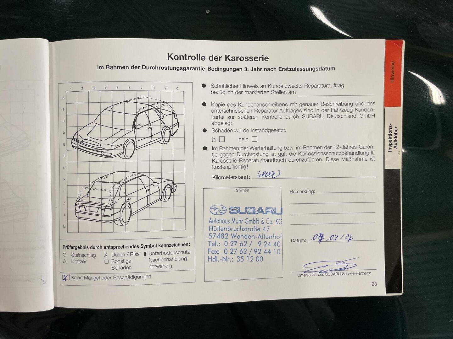 SUBARU Legacy 2004