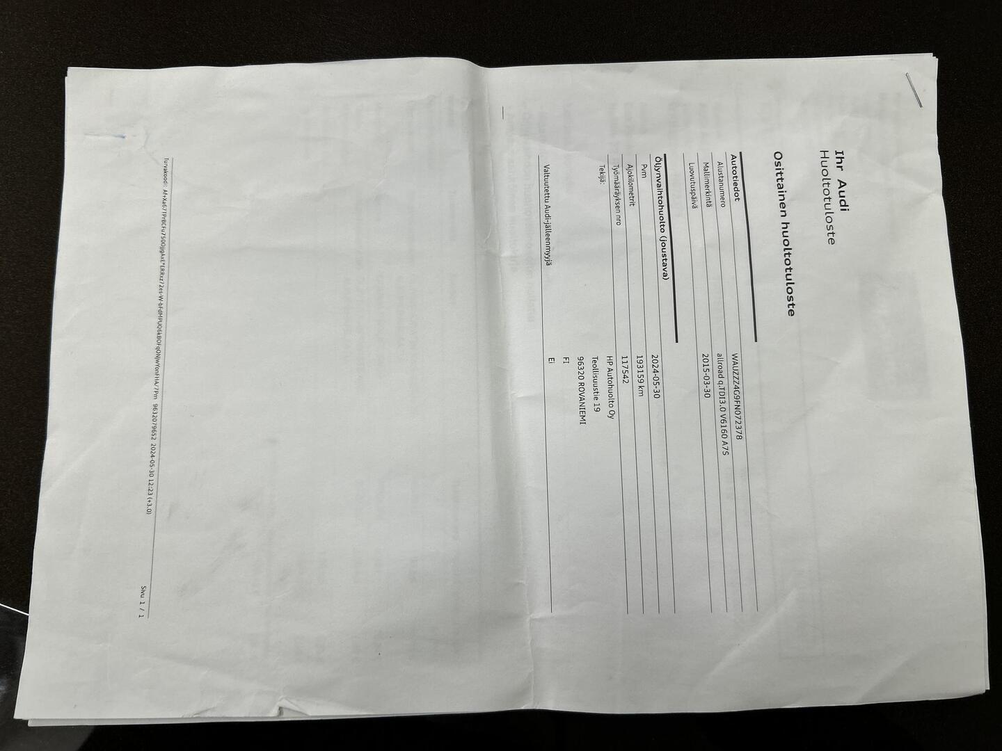 AUDI A6 allroad quattro 2015