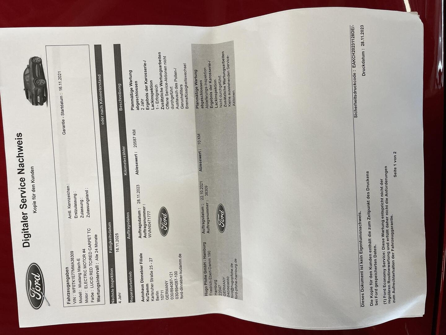 FORD MUSTANG MACH-E 2021