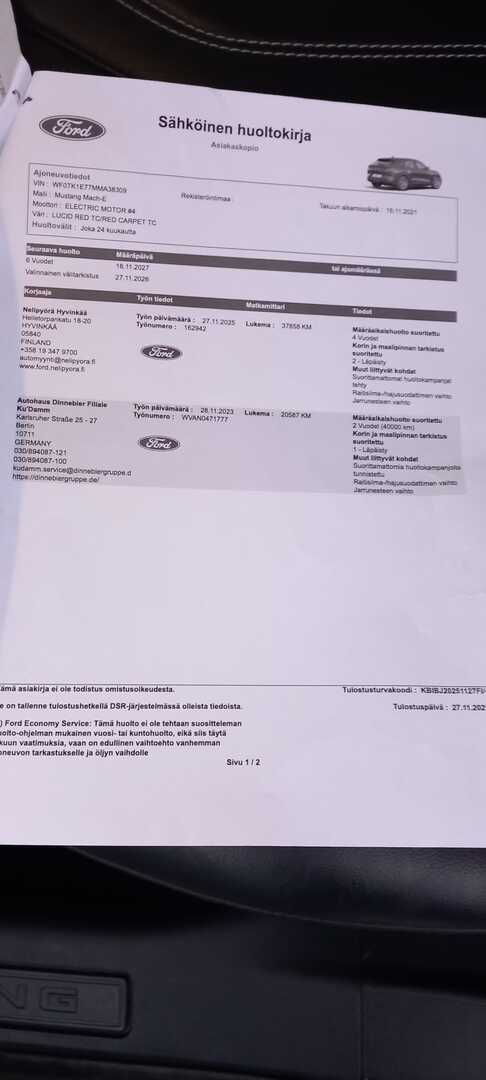 FORD MUSTANG MACH-E 2021