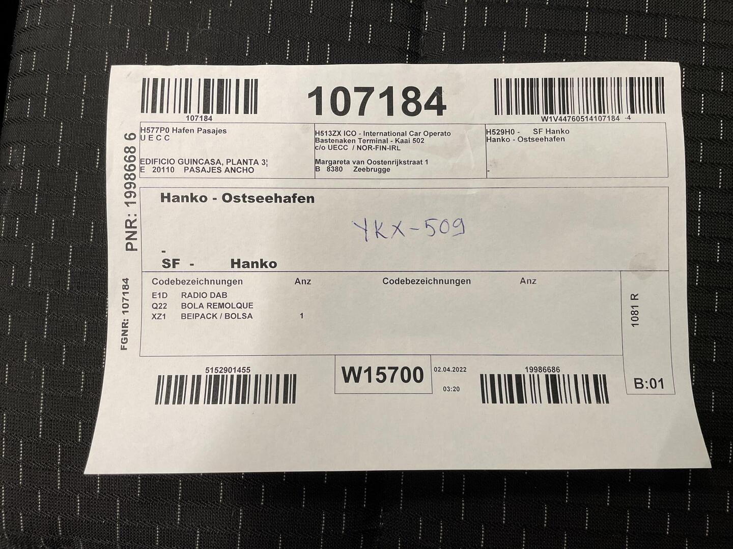 MERCEDES-BENZ Vito 2022