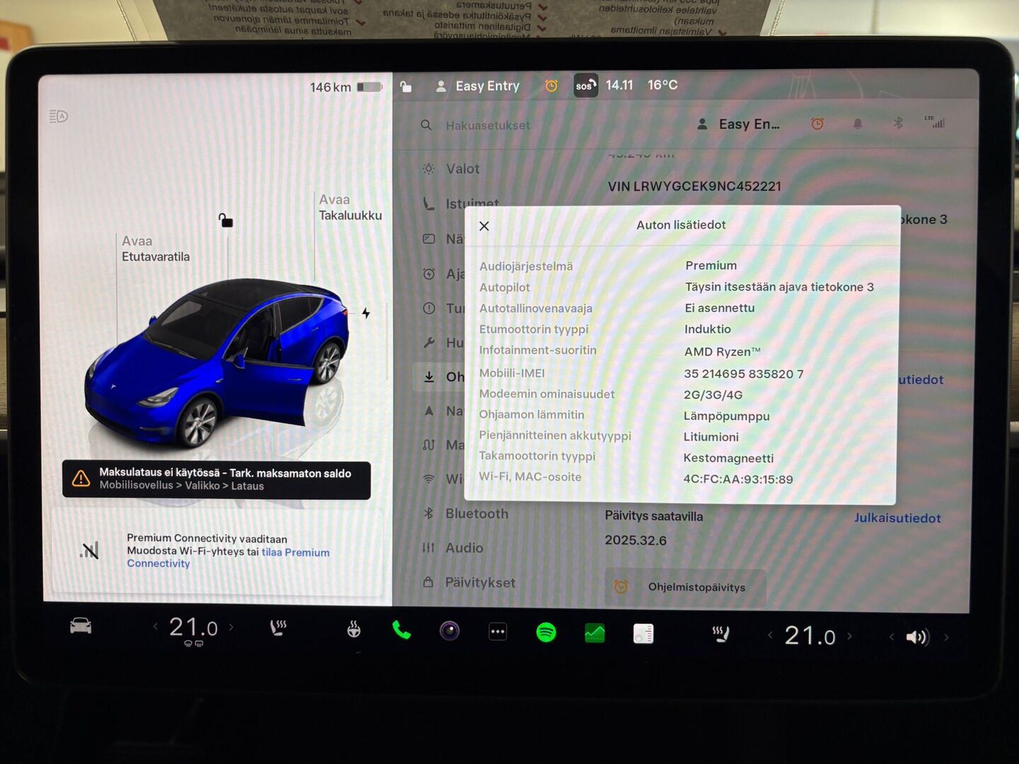 TESLA MODEL Y 2022