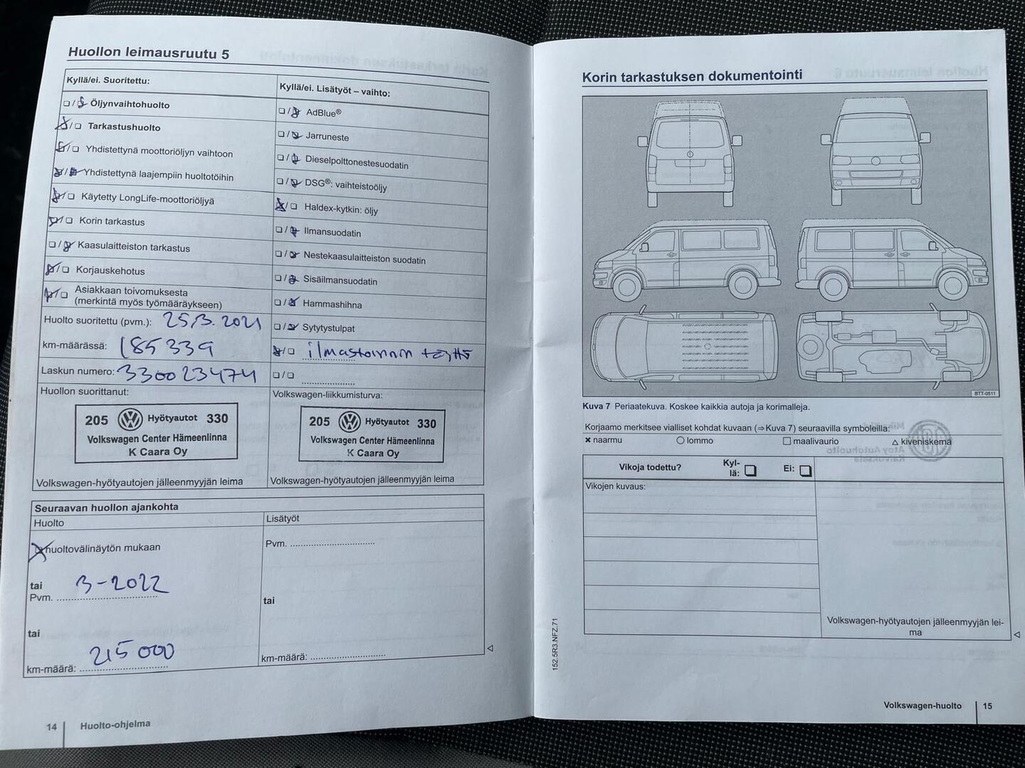 VOLKSWAGEN Transporter 2015