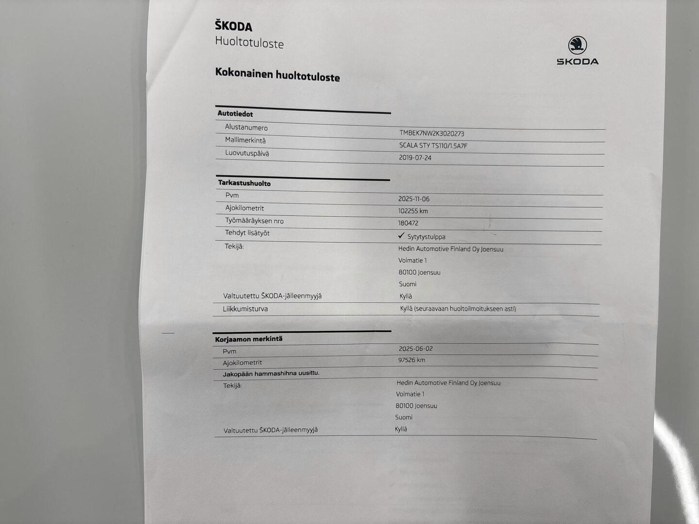 SKODA Scala 2019