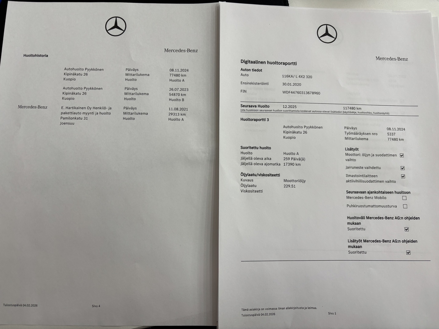 MERCEDES-BENZ Vito 2020