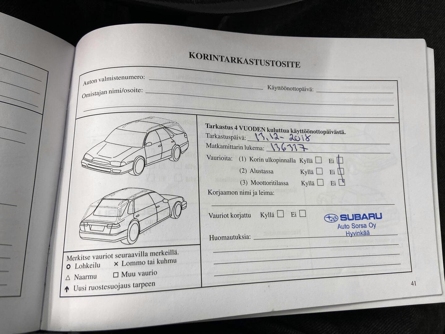 SUBARU Outback 2015
