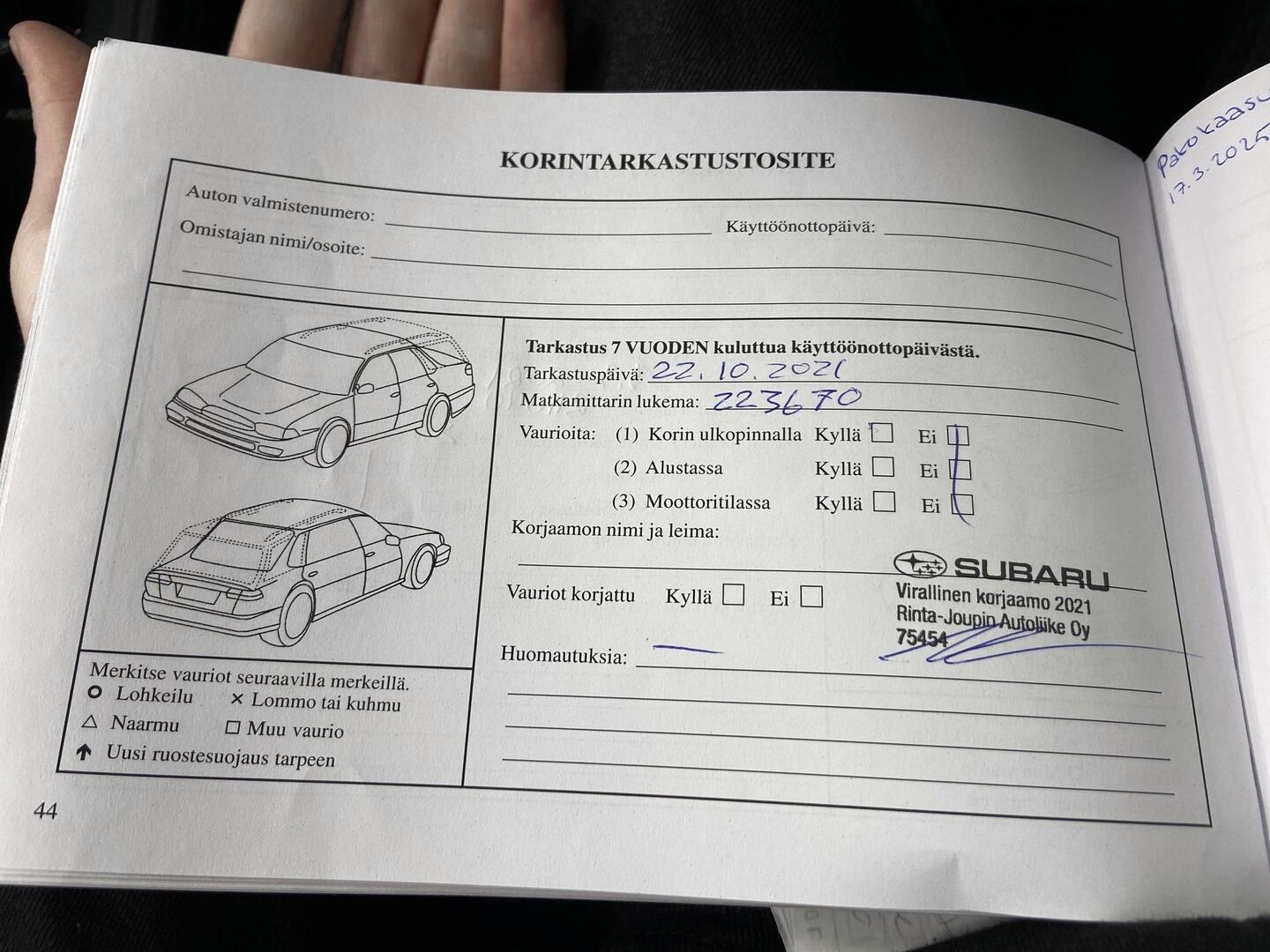 SUBARU Outback 2015