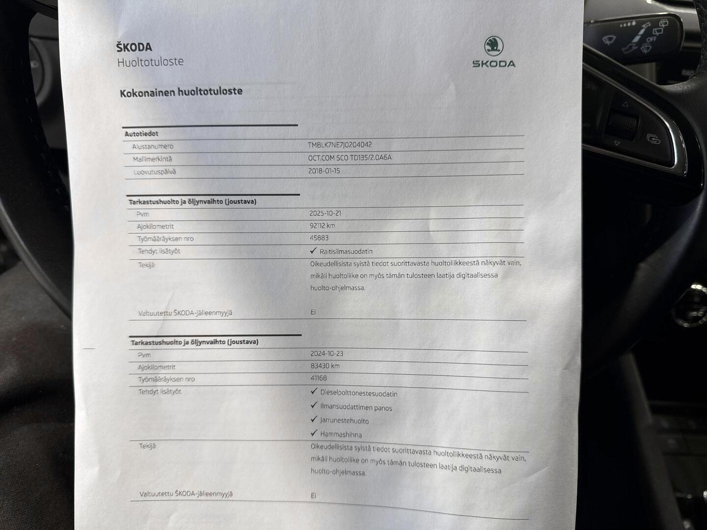 SKODA Octavia 2018