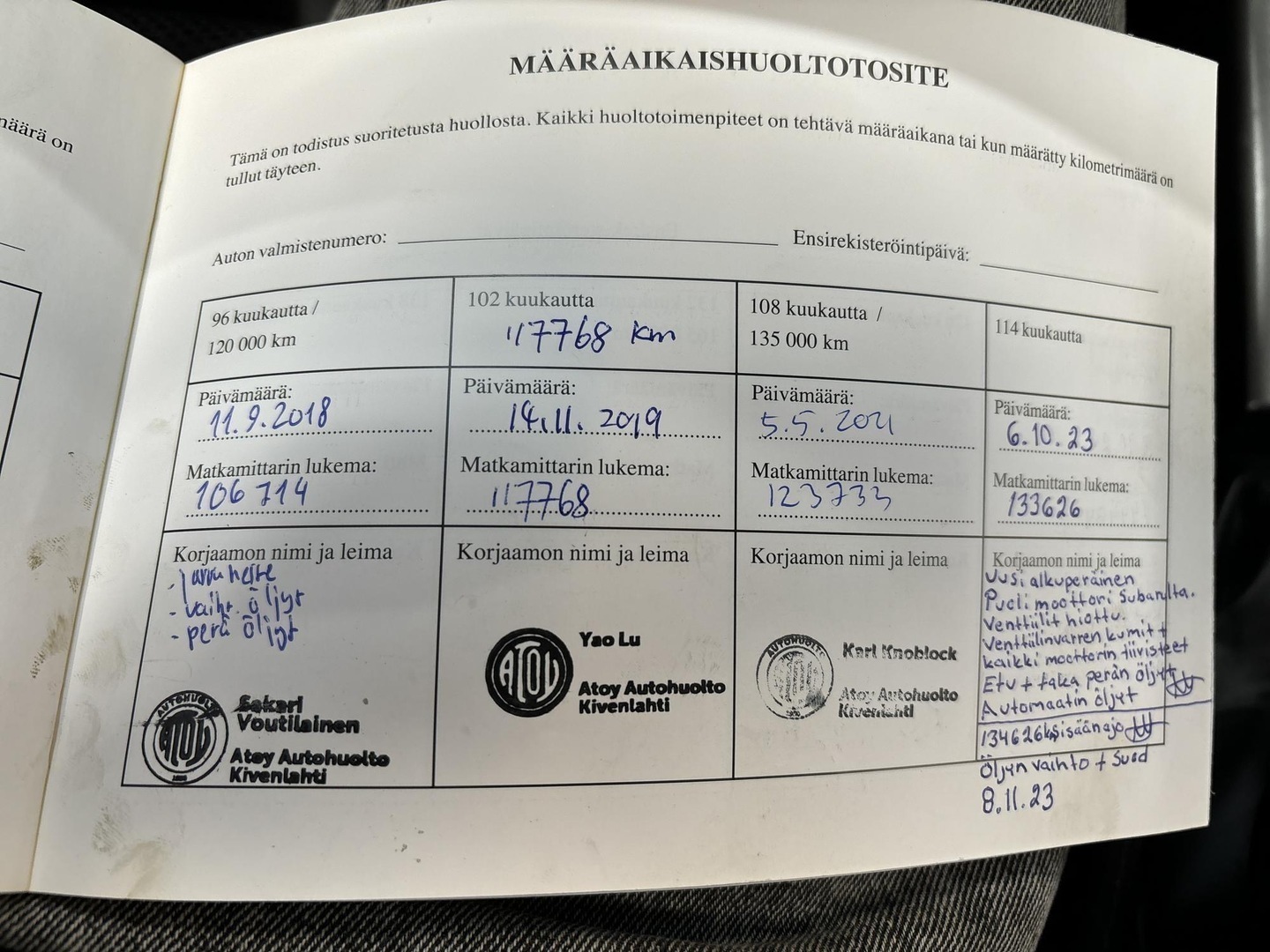 SUBARU FORESTER 2011