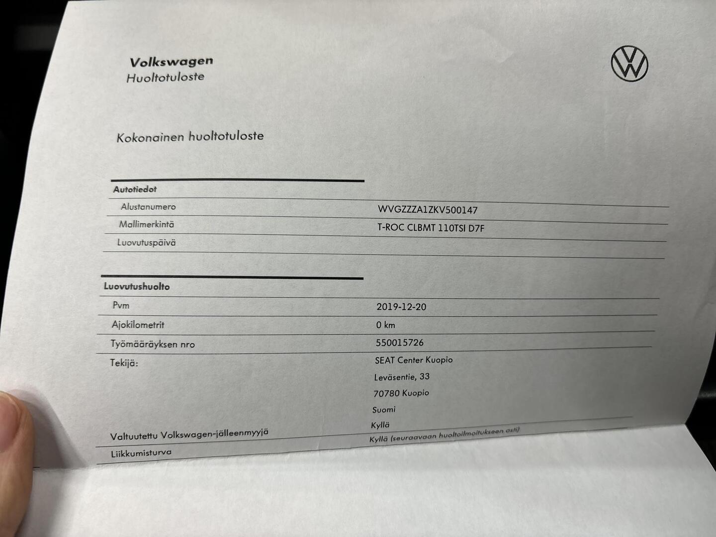 VOLKSWAGEN T-Roc 2020