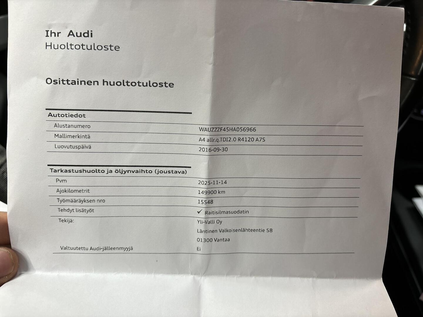 AUDI A4 allroad quattro 2016