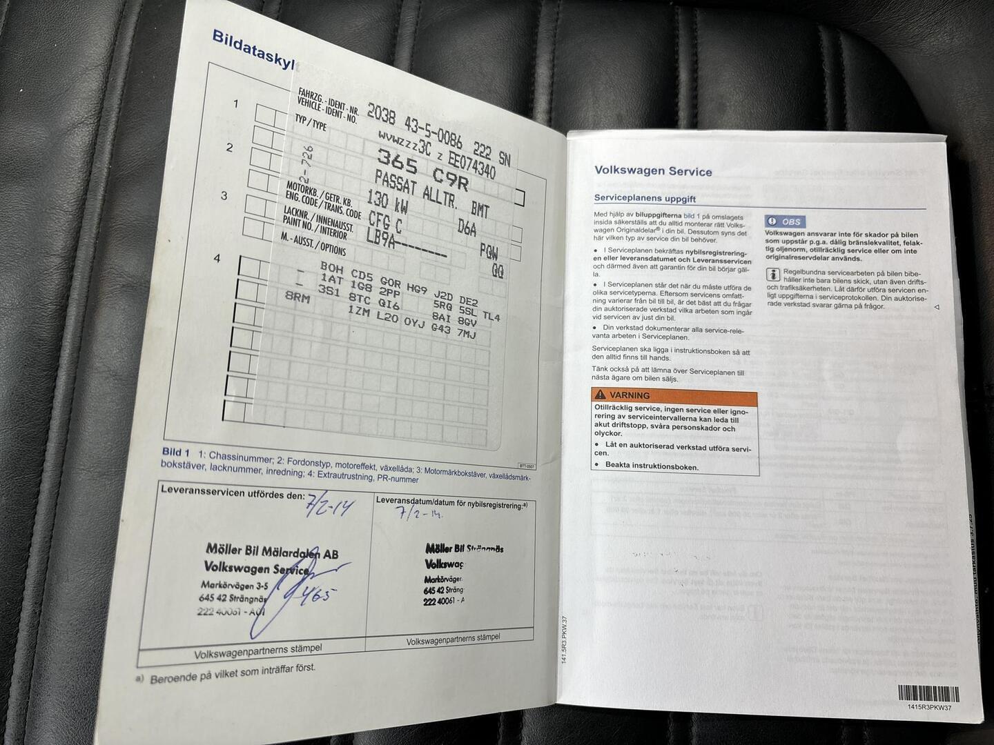 VOLKSWAGEN Passat 2014