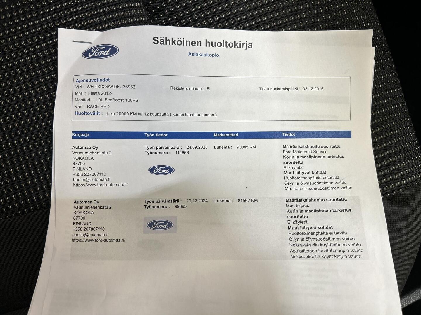 FORD Fiesta 2016