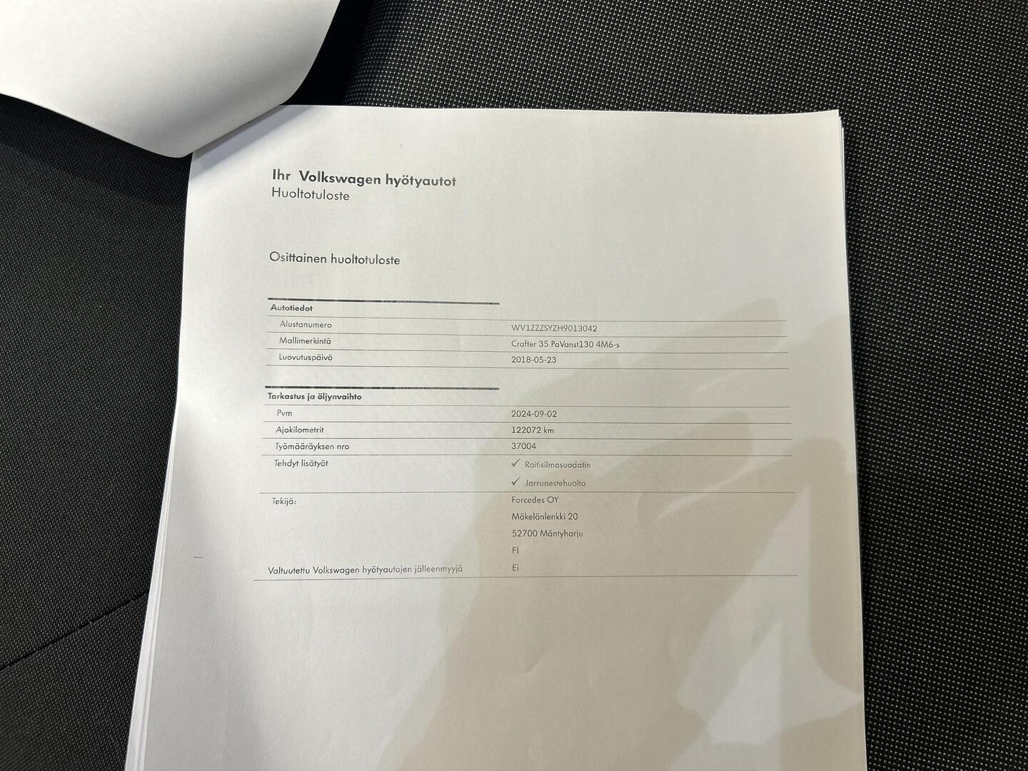 VOLKSWAGEN Crafter 2018