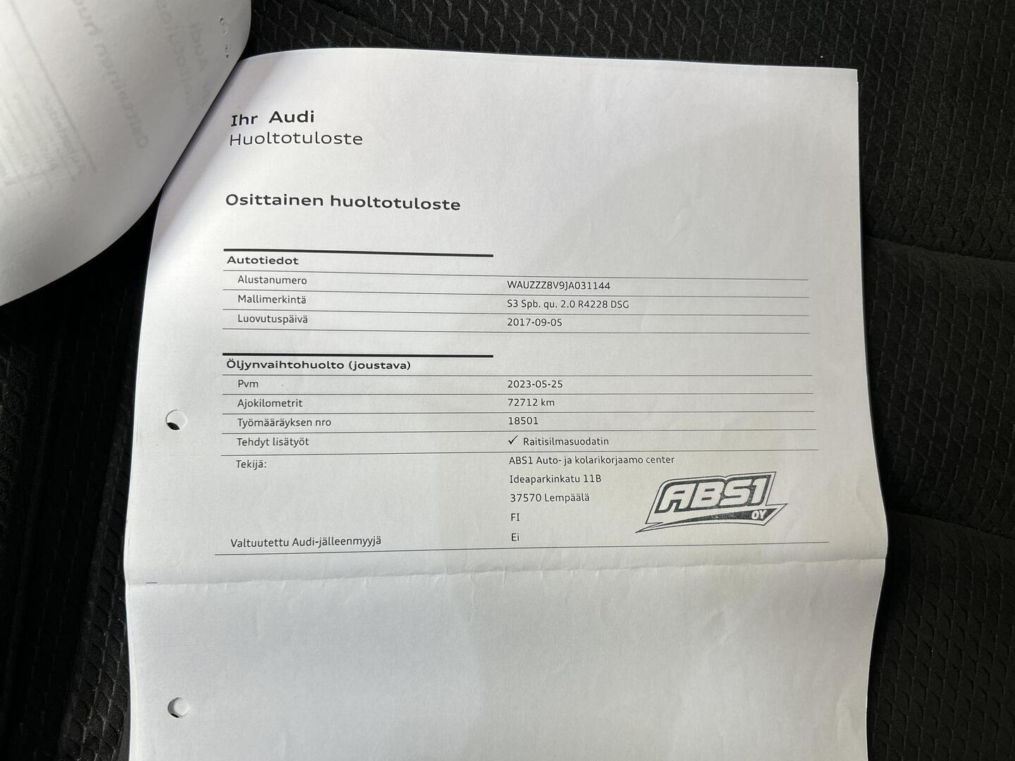 AUDI S3 2017