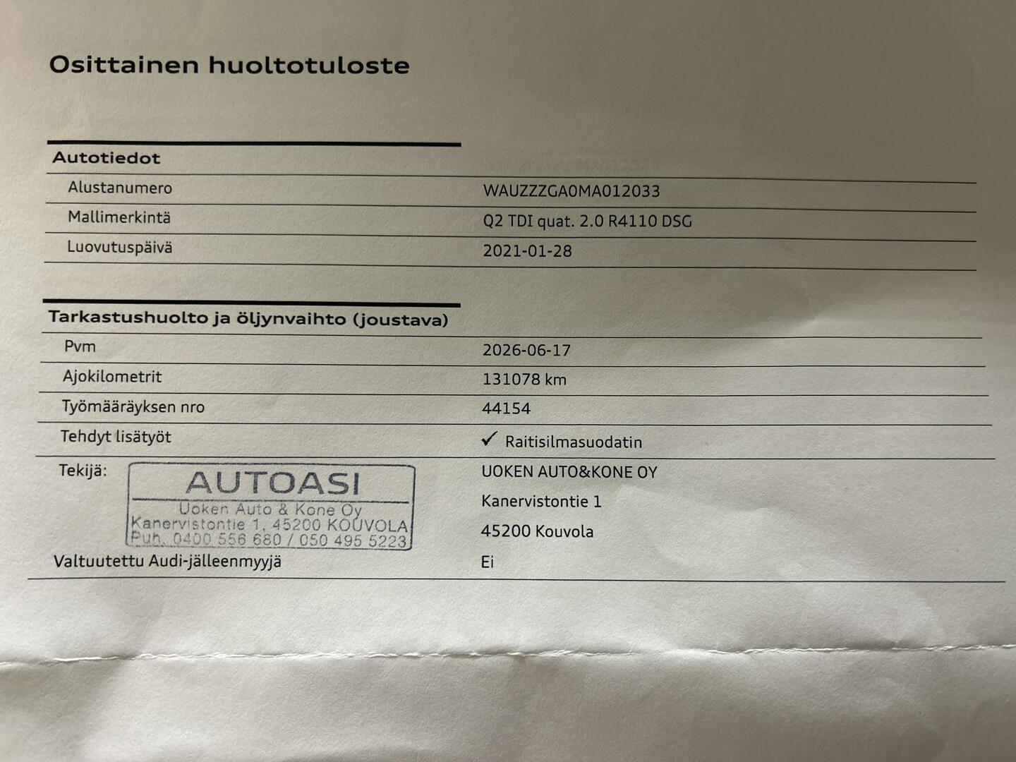 AUDI Q2 2021