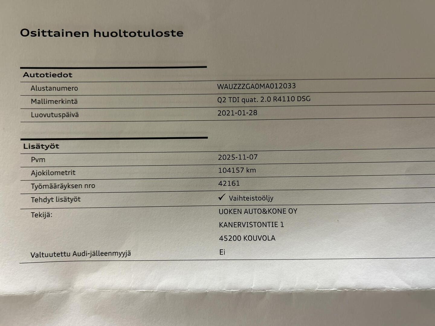 AUDI Q2 2021