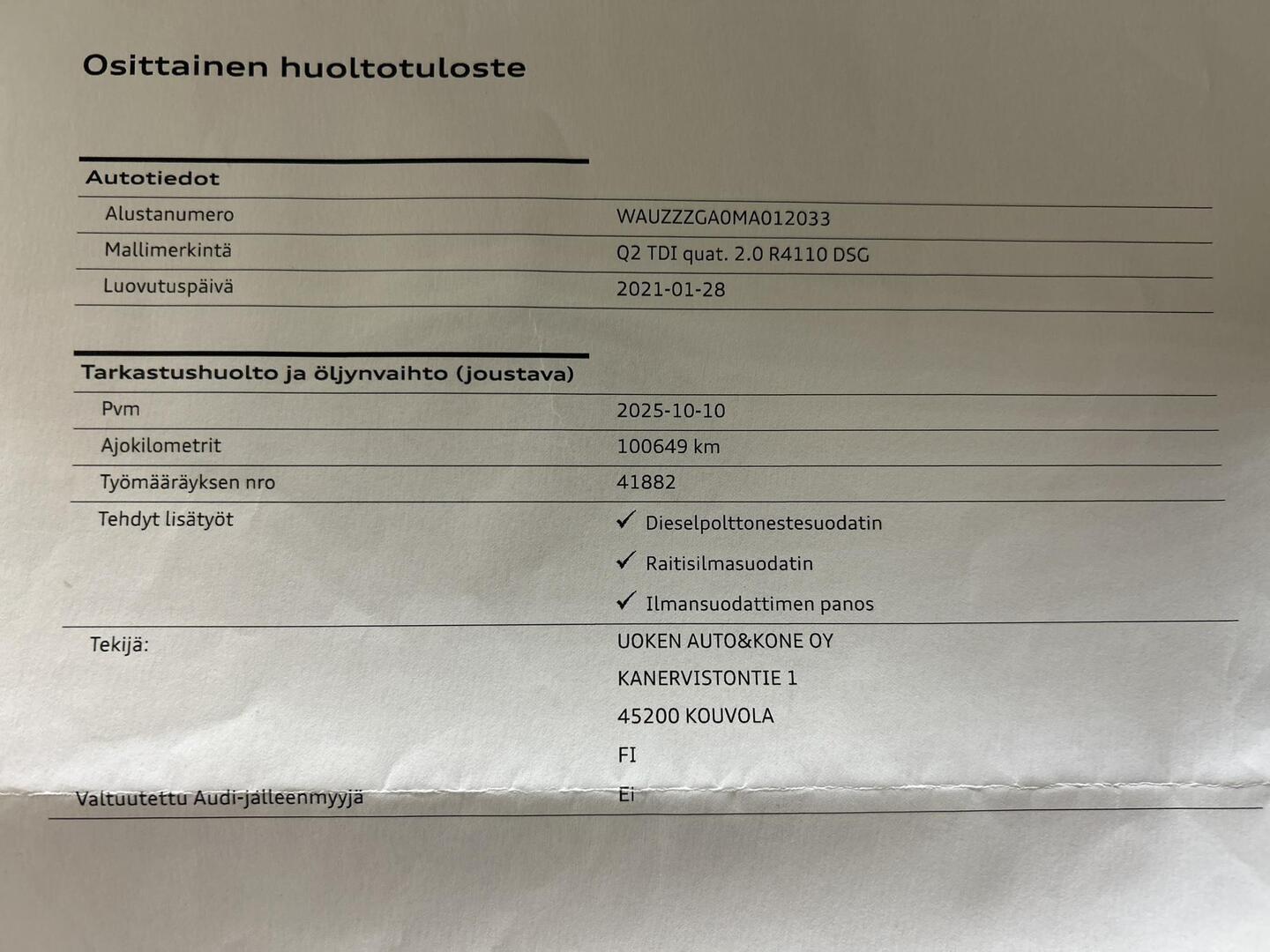 AUDI Q2 2021