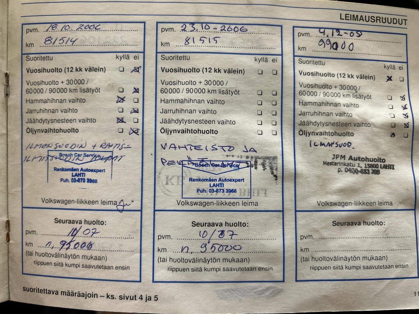 VOLKSWAGEN Passat 1998