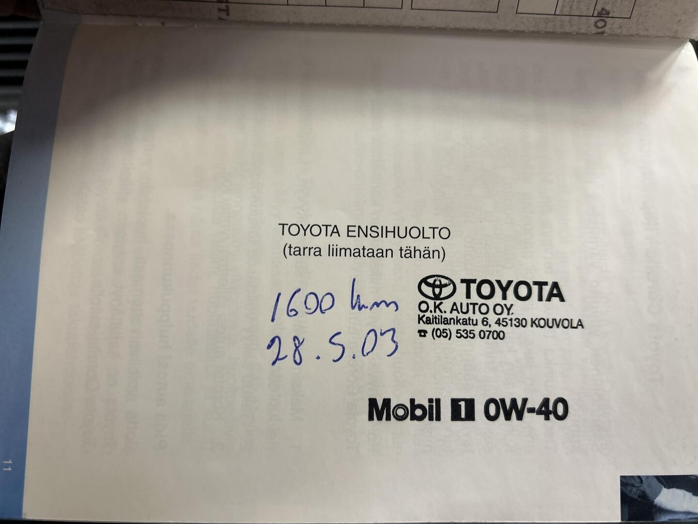 TOYOTA Corolla 2003