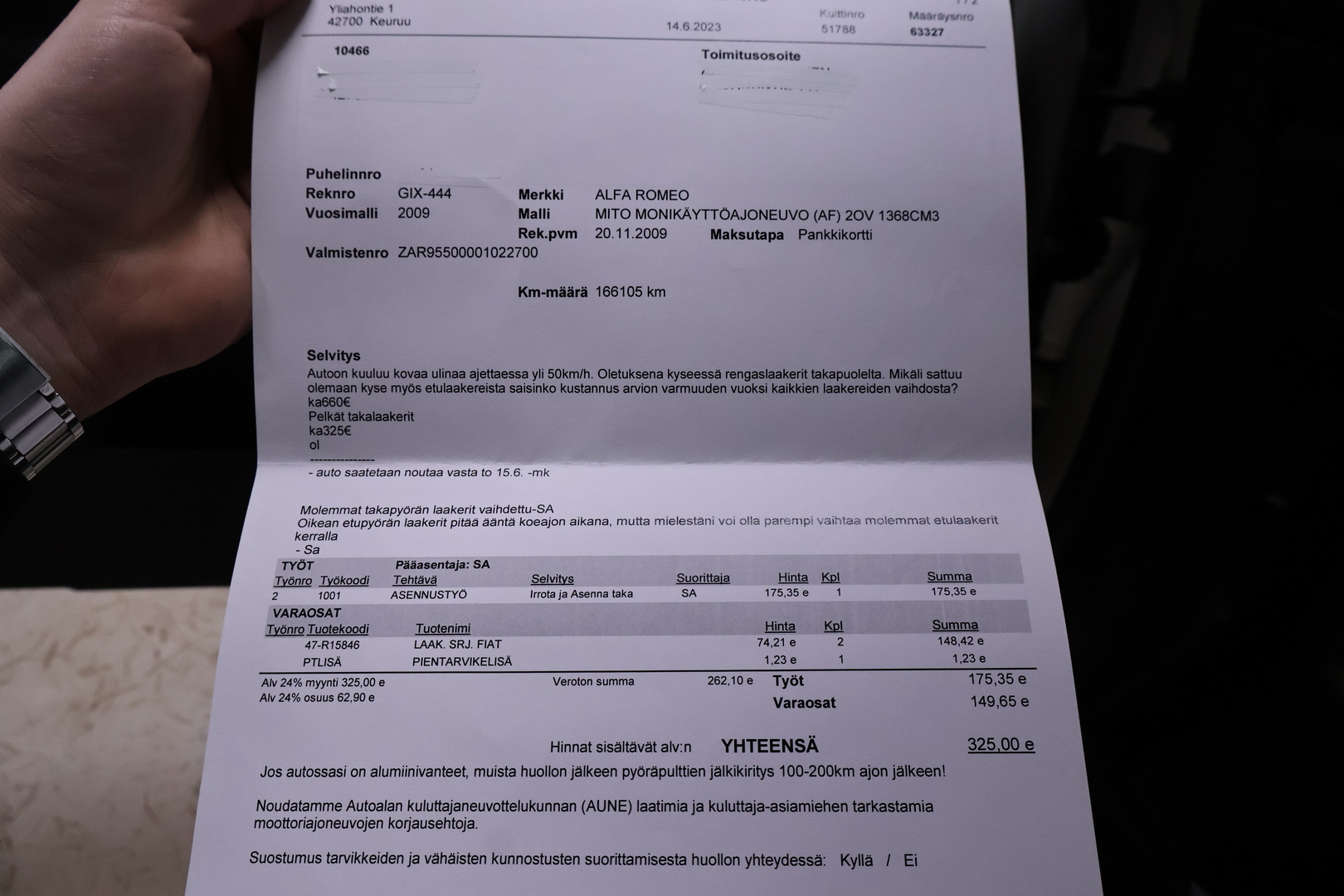 ALFA ROMEO MiTo 2009