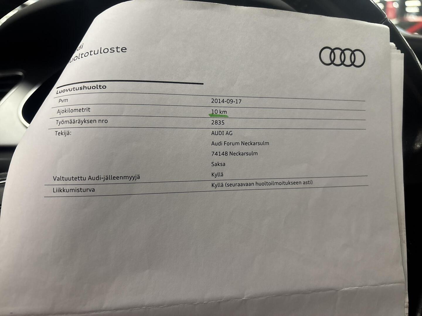 AUDI A4 2014