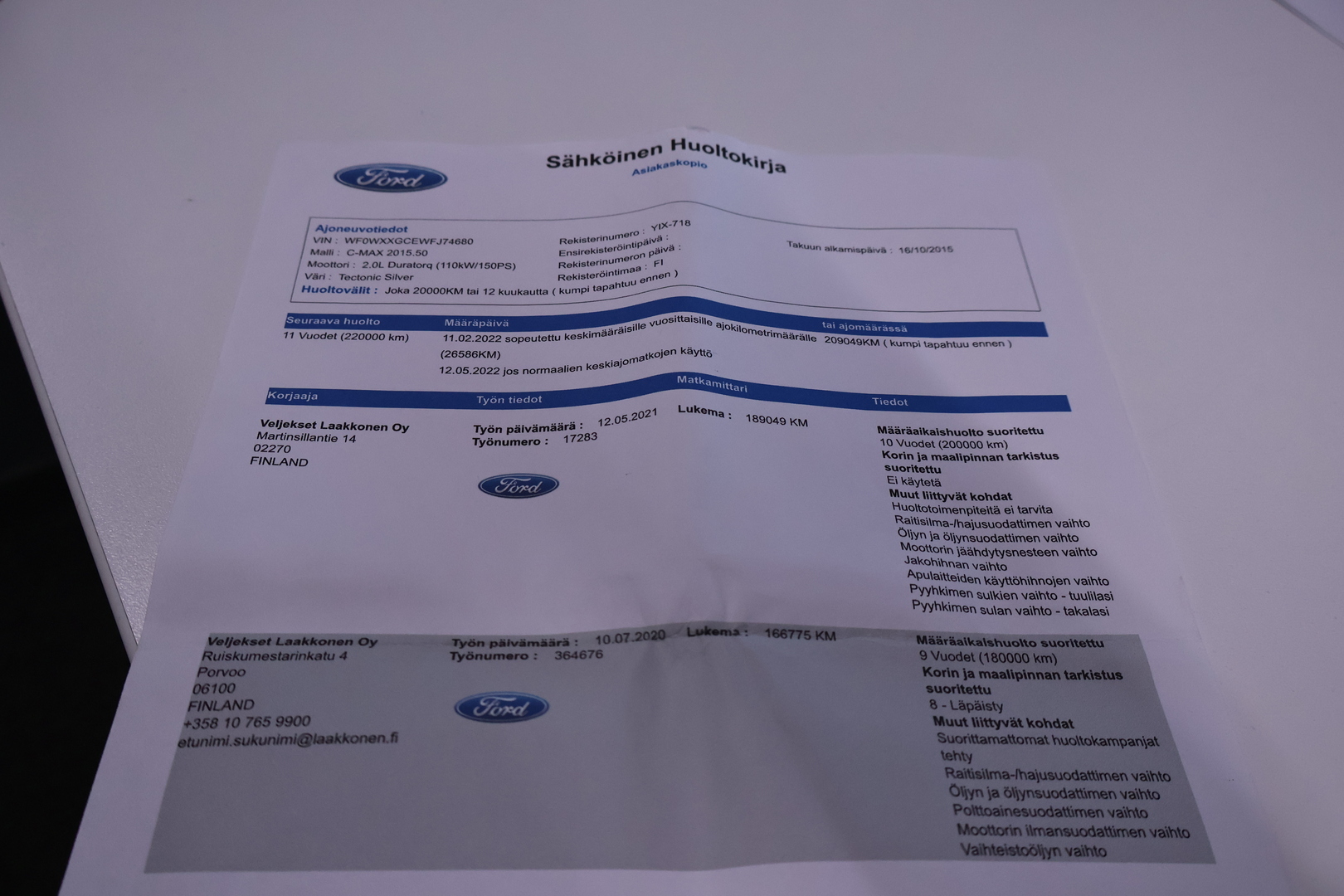 FORD Grand C-Max 2015