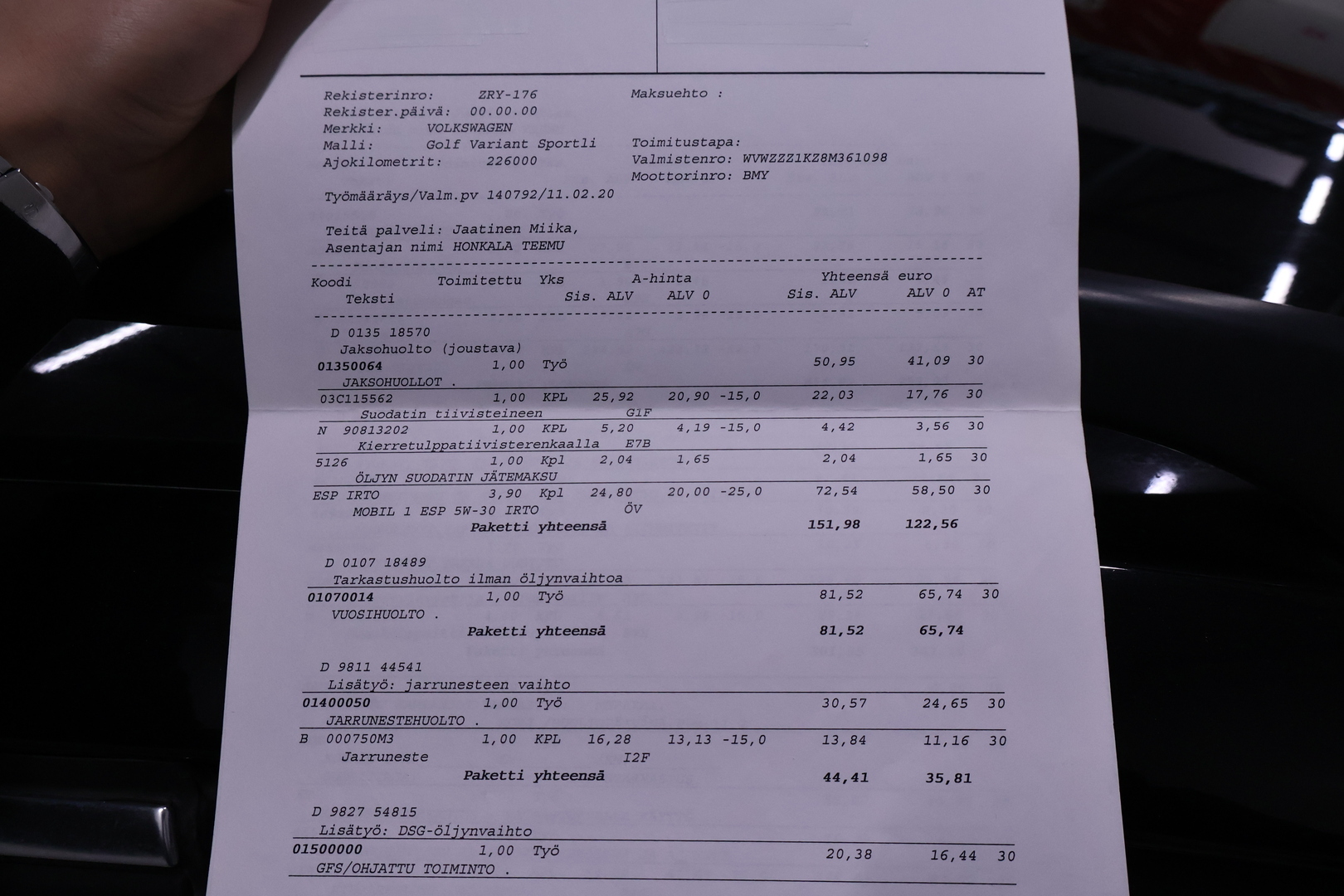 VOLKSWAGEN Golf 2008