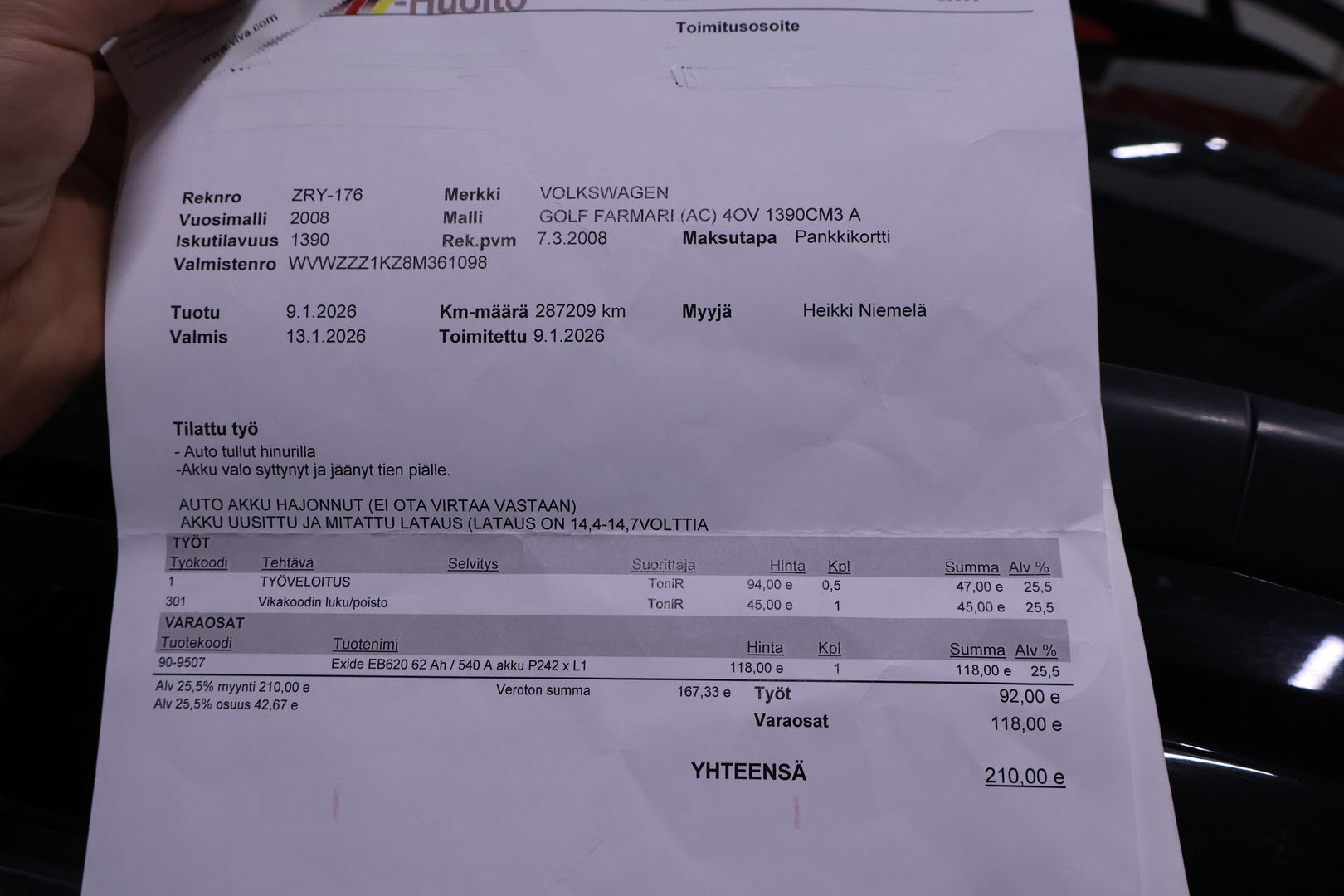 VOLKSWAGEN Golf 2008