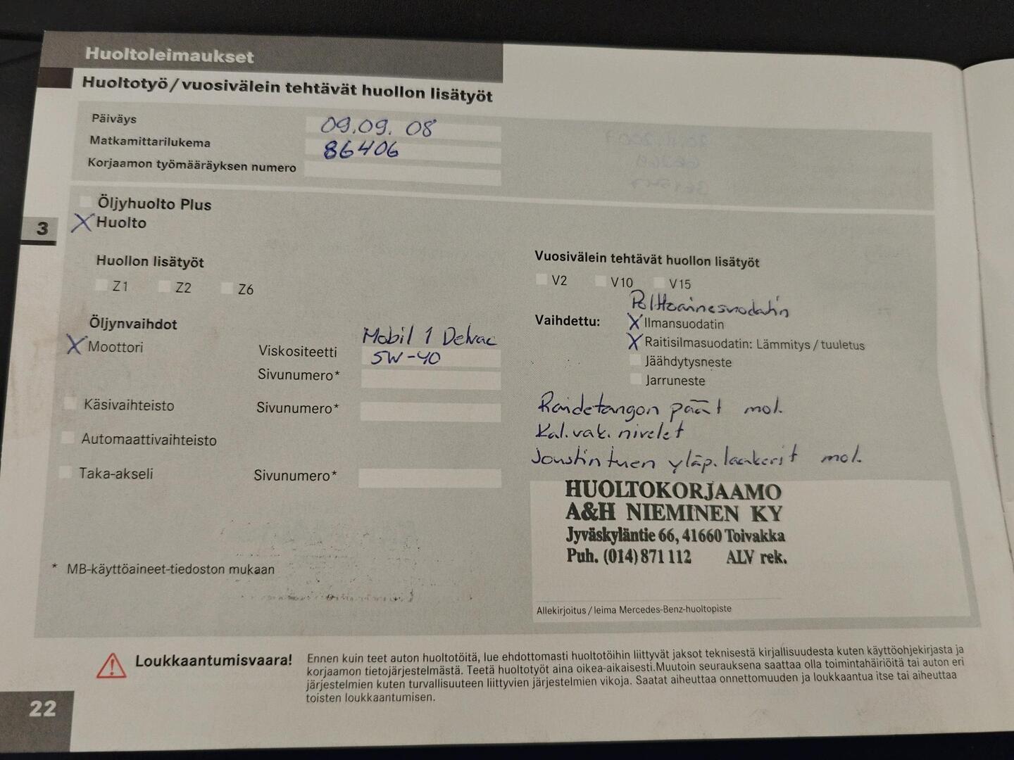 MERCEDES-BENZ Vito 2005