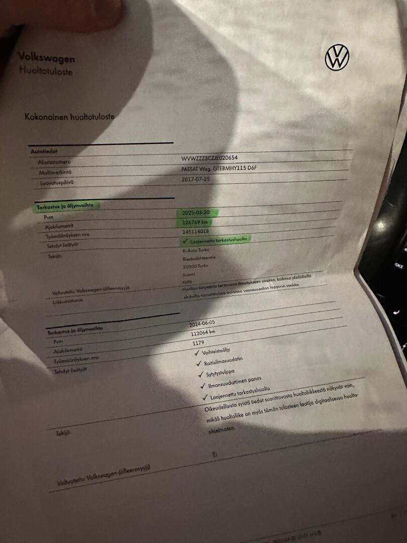 VOLKSWAGEN Passat 2017