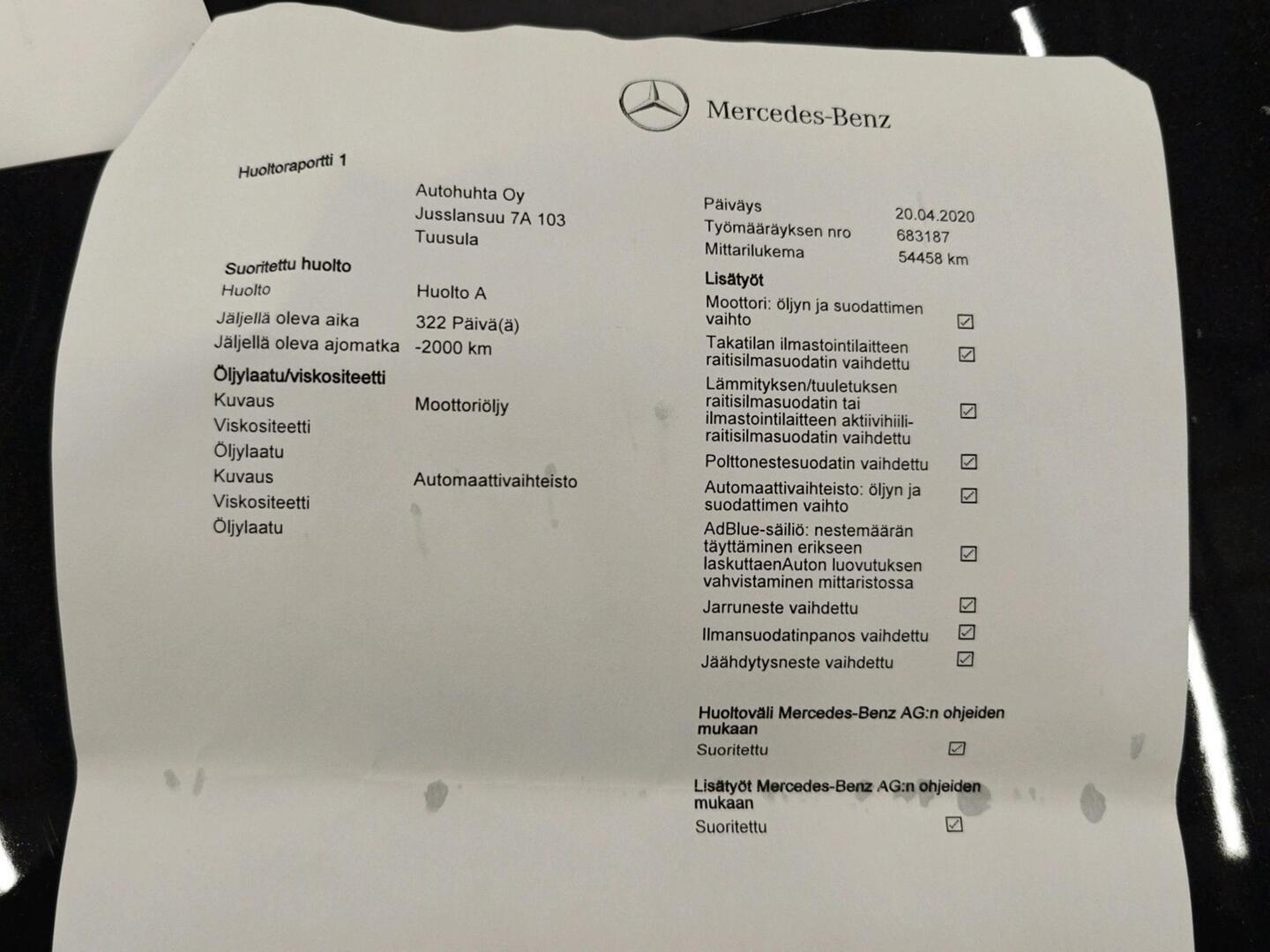 MERCEDES-BENZ V 2018