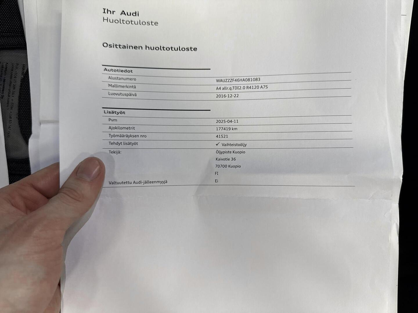 AUDI A4 allroad quattro 2017