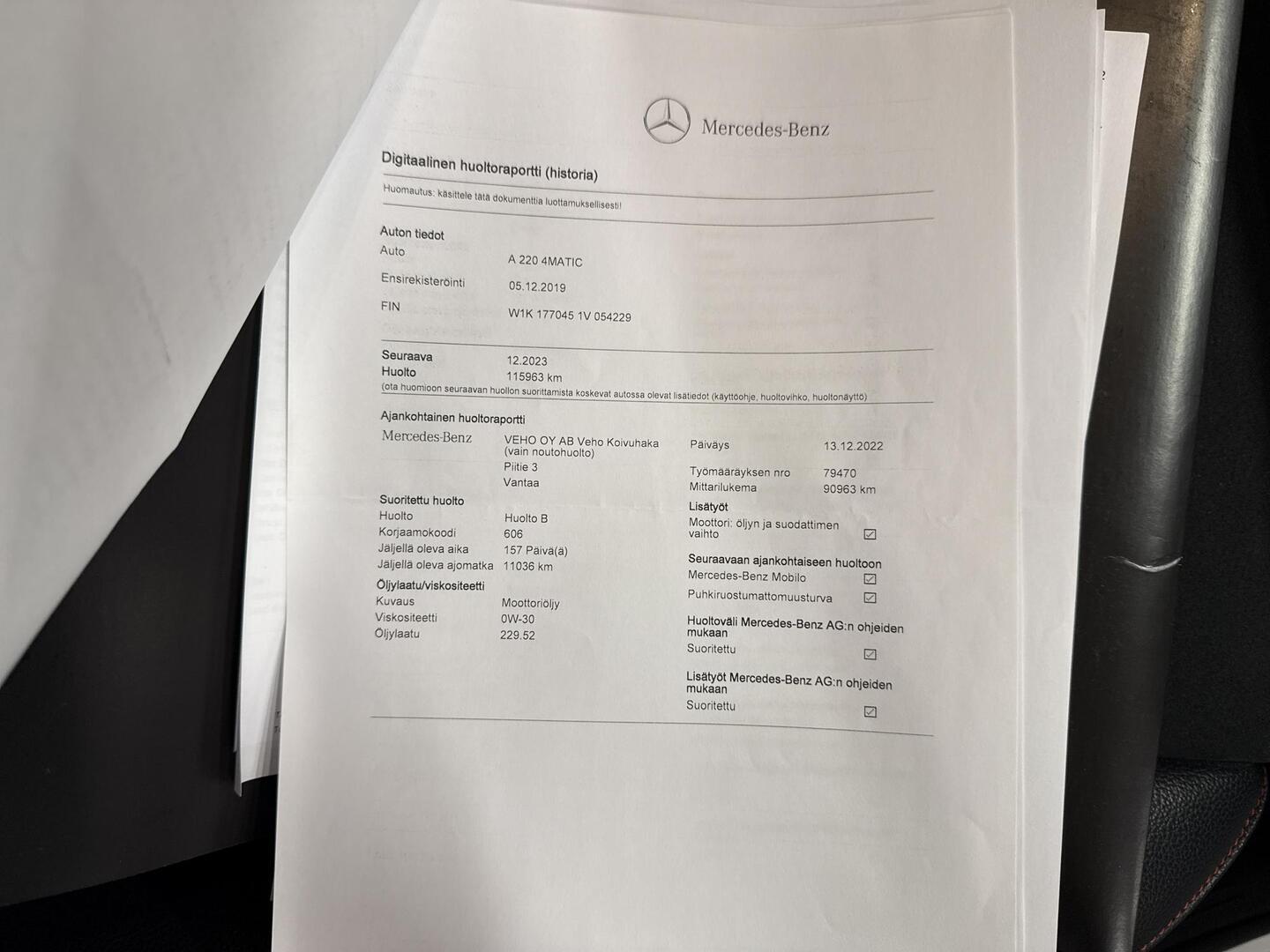 MERCEDES-BENZ A 2020