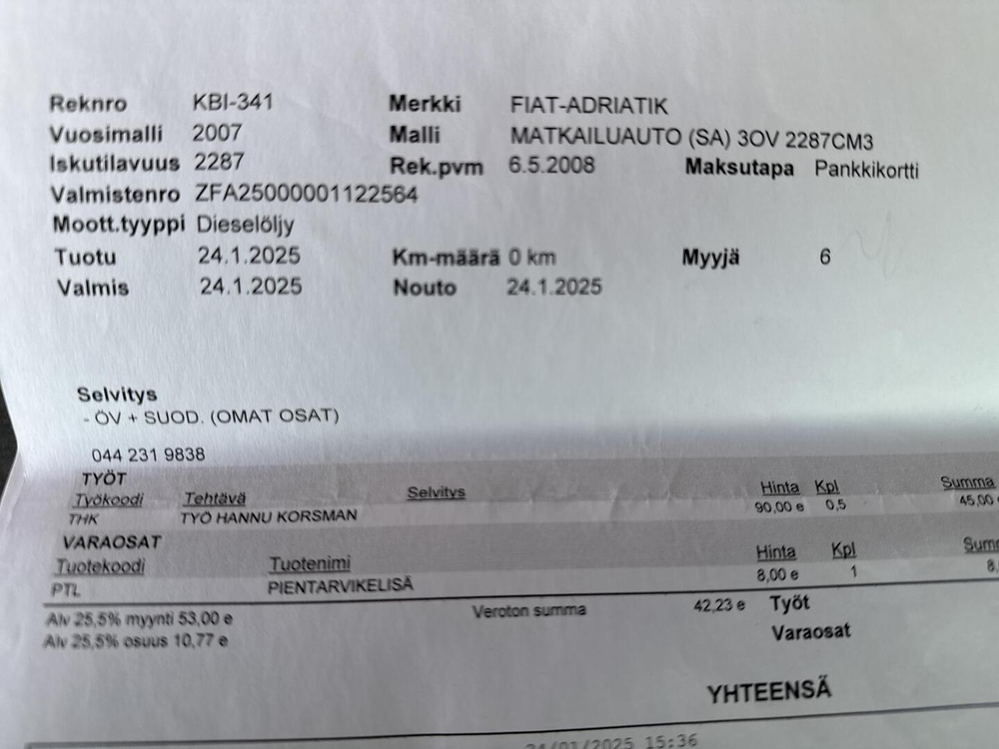 ADRIA Maxivan 600 2007