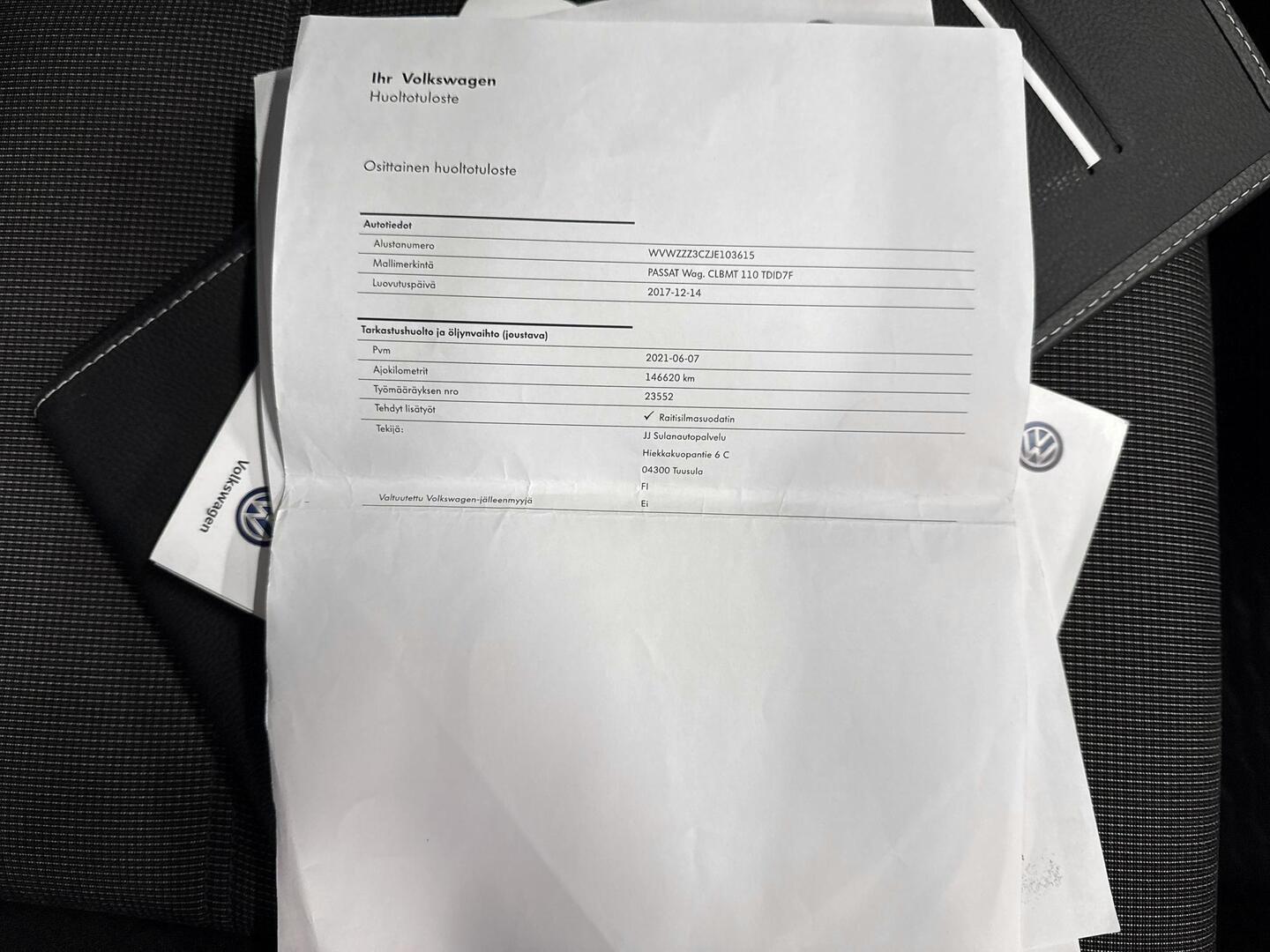 VOLKSWAGEN Passat 2017