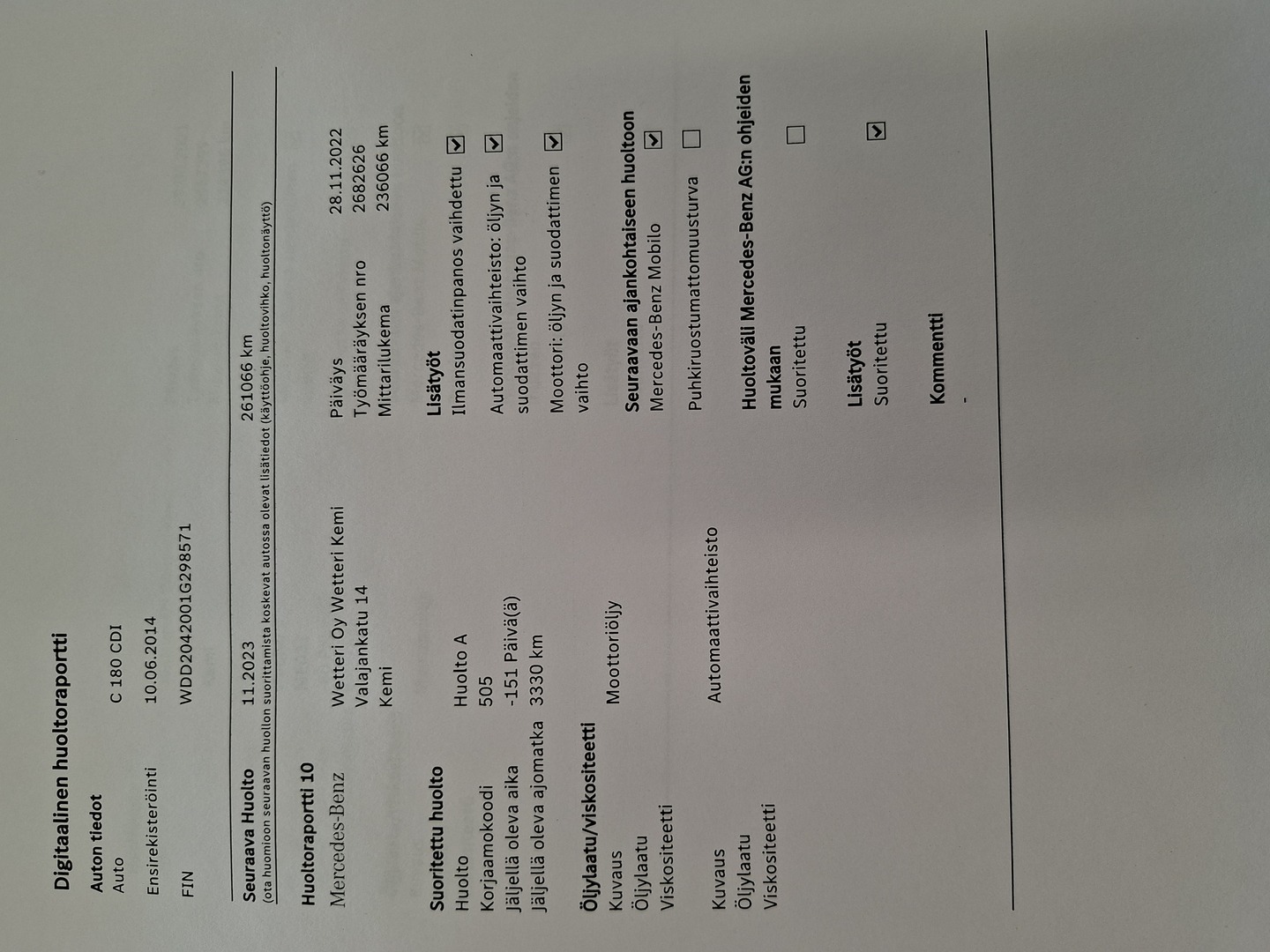 MERCEDES-BENZ C 2014