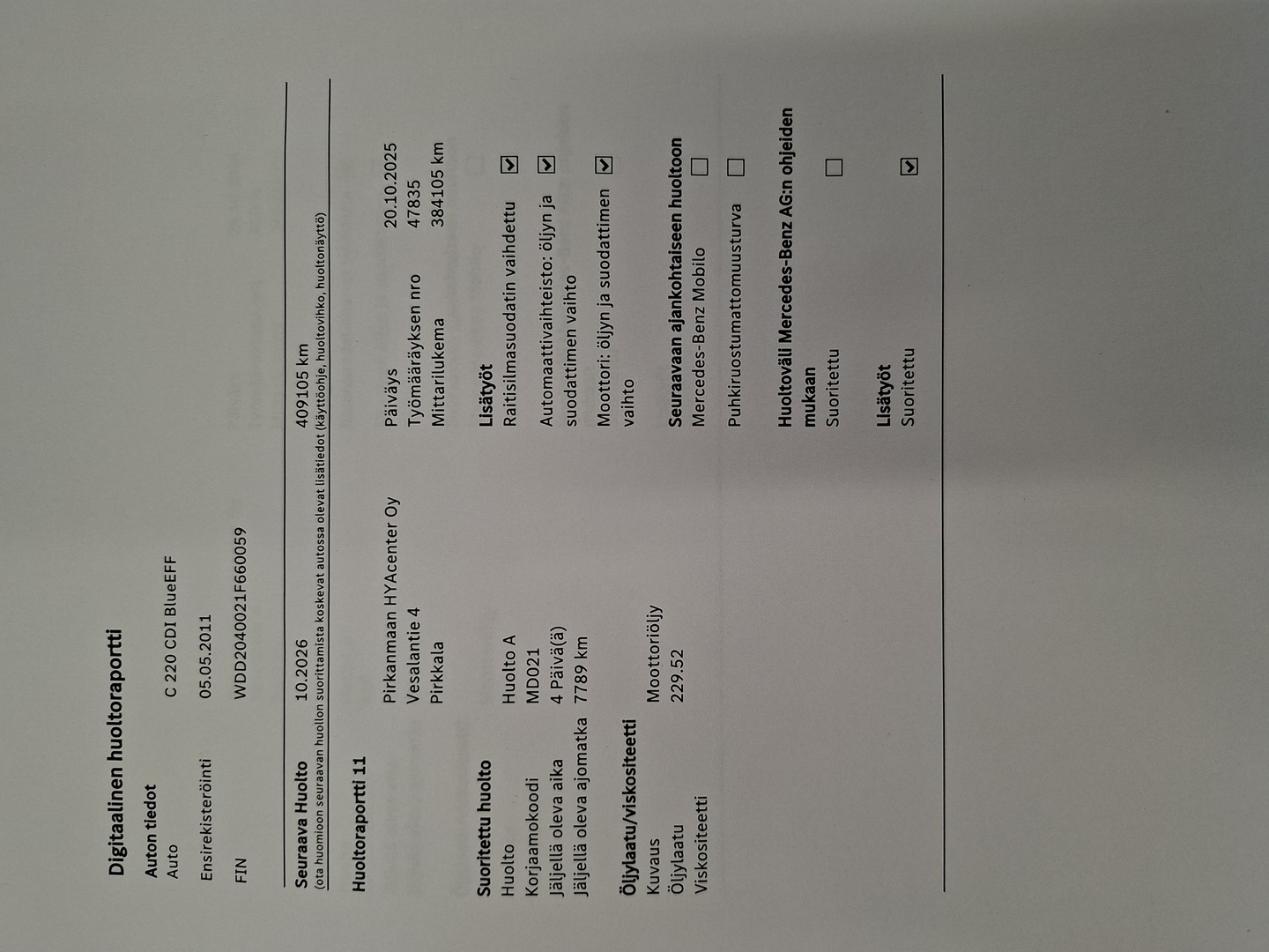 MERCEDES-BENZ C 2011