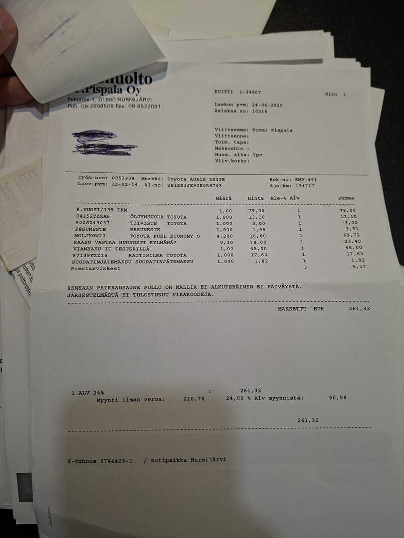 TOYOTA Auris 2014