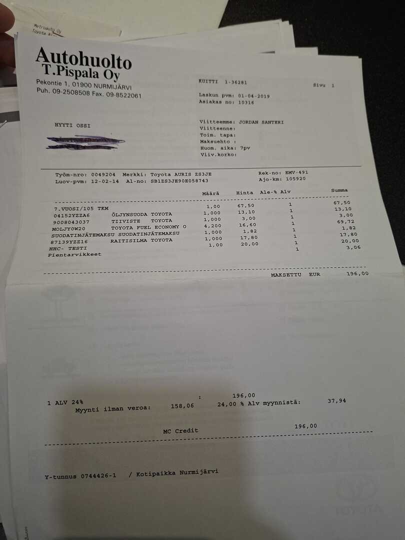 TOYOTA Auris 2014
